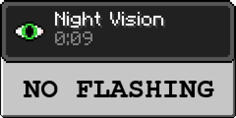 No Night Vision Flashing