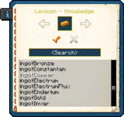 Forge Lexicon Knowledge GUI