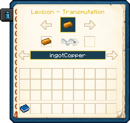 Forge Lexicon Transmutation GUI